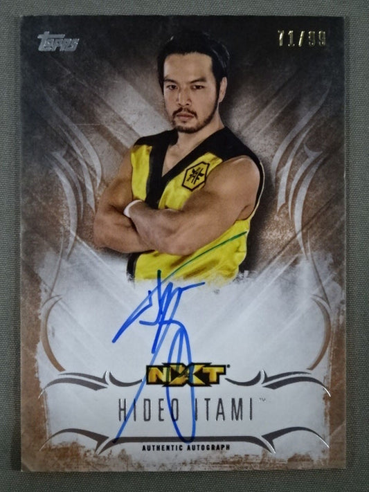 2016 NXT TOPPS ヒデオ・イタミ 公式サインカード