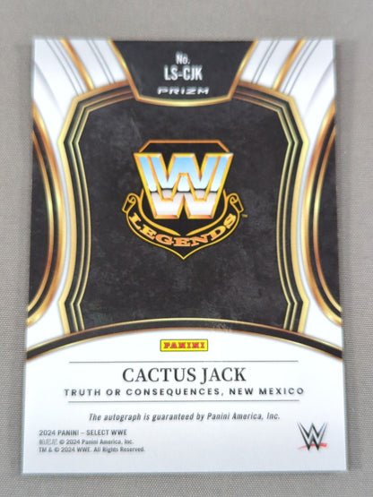 2024 PANINI カクタス・ジャック 公式サインカード