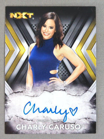 2017 Topps NXT Charlie Caruso Official Autographed Card