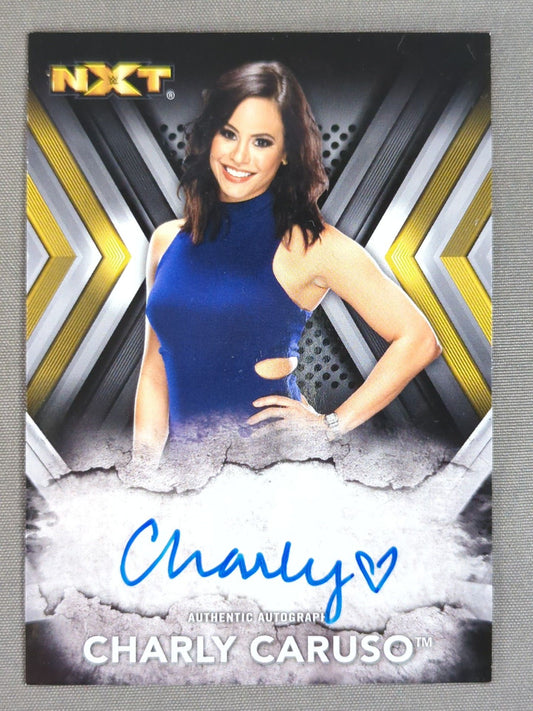 2017 Topps NXT Charlie Caruso Official Autographed Card