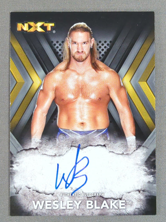 2017 topps NXT ウェスリー・ブレイク 公式サインカード