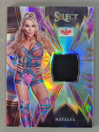 2024 WWE PANINI ナタリア 公式レリックカード(コスチューム)