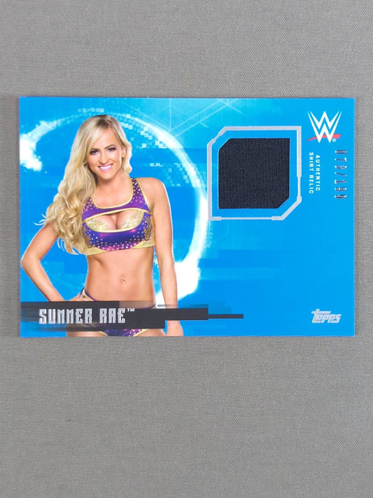 2017 WWE topps サマー・レイ 公式レリックカード(コスチューム)