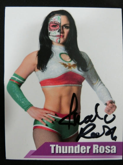 Thunder Rosa Private Autographed Card (1)