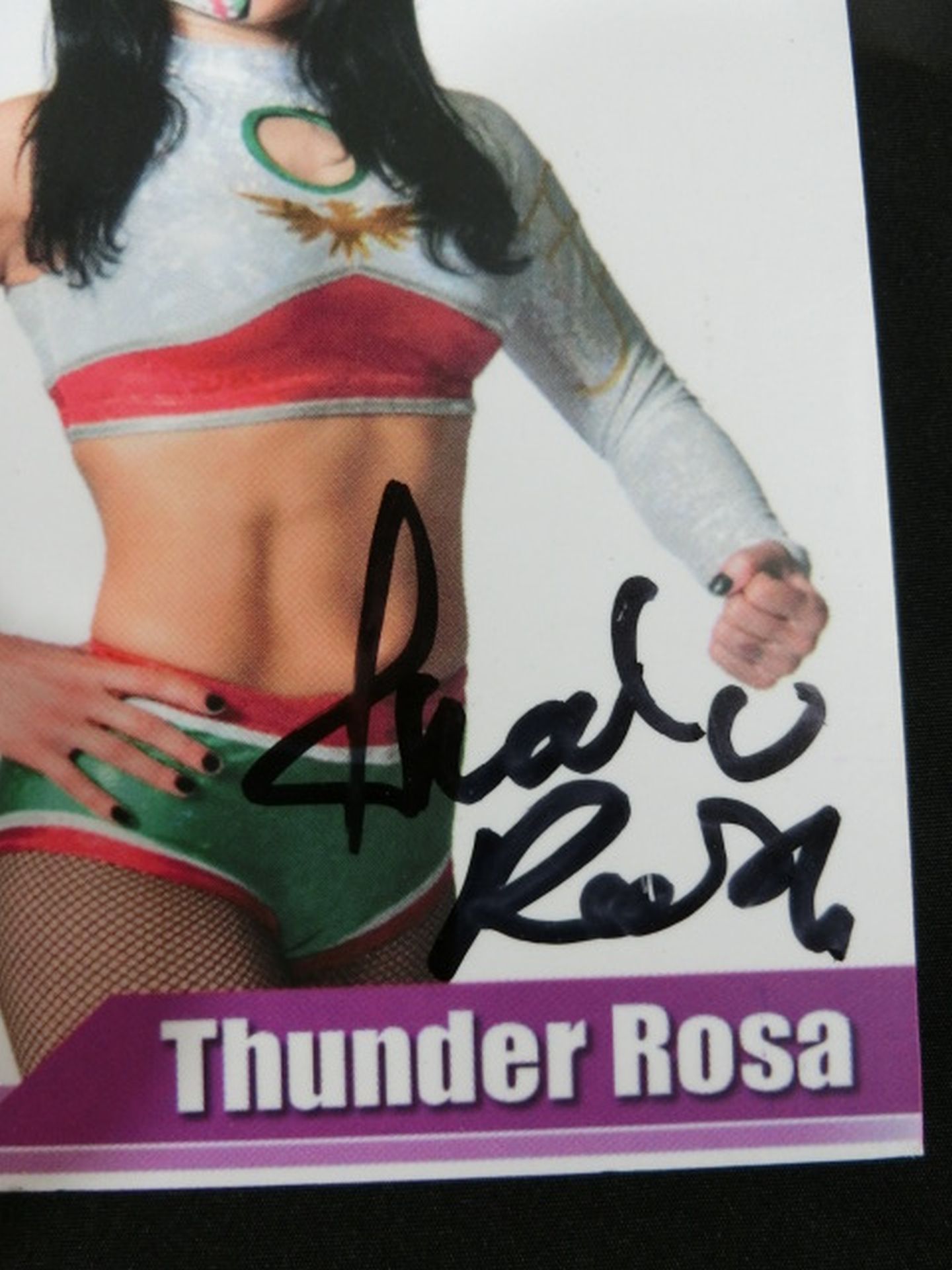 Thunder Rosa Private Autographed Card (1)