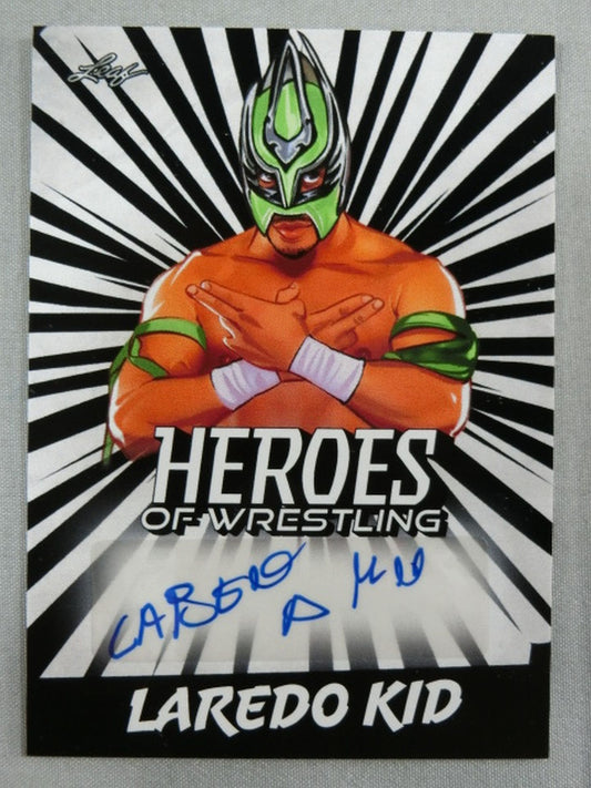 2023 LEAF HEROS OF WRESTLING ラレド・キッド サインカード