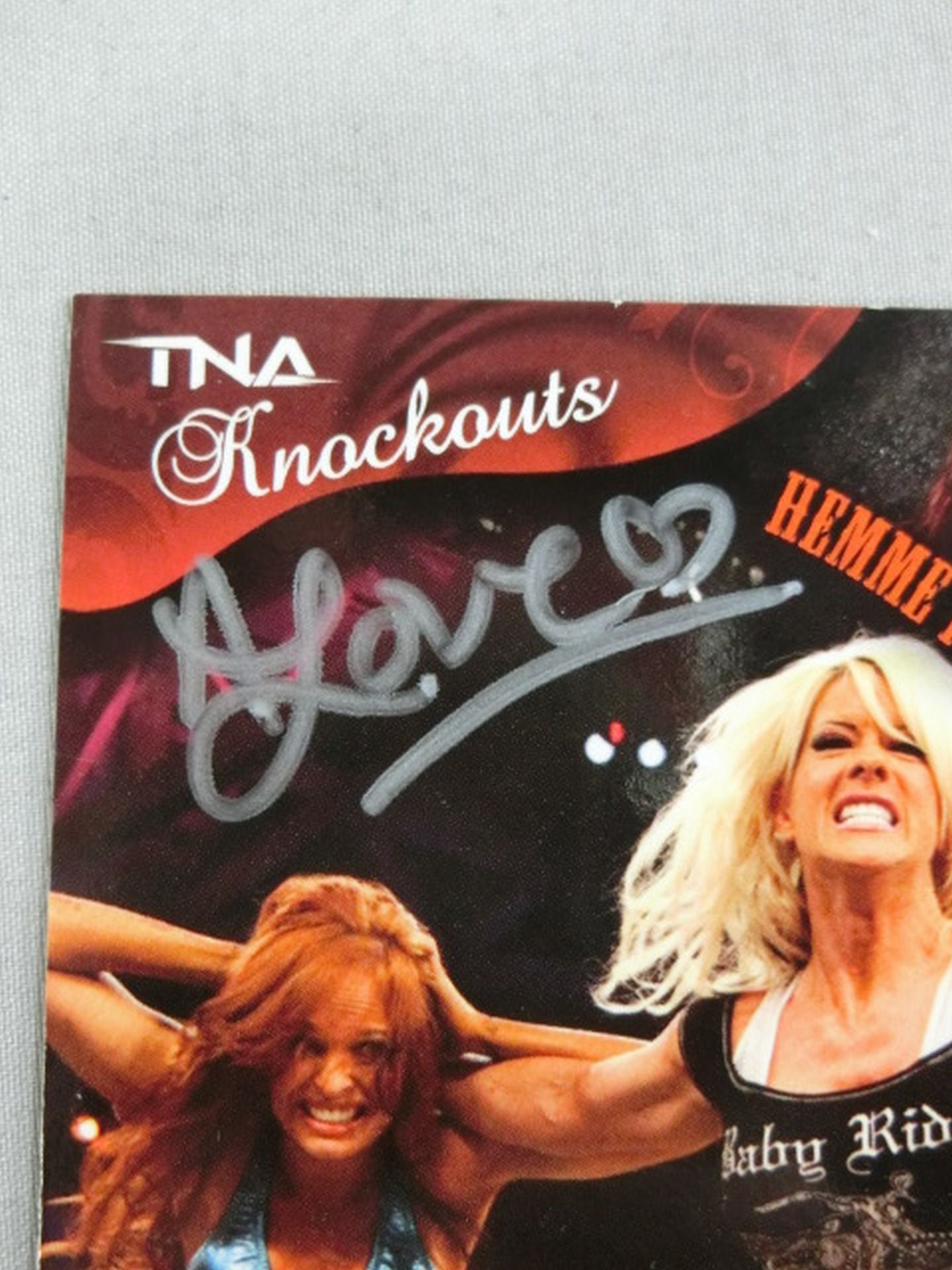★2017 LEAF Buyback Wrestling★ Angelina Love Official Autographed Card