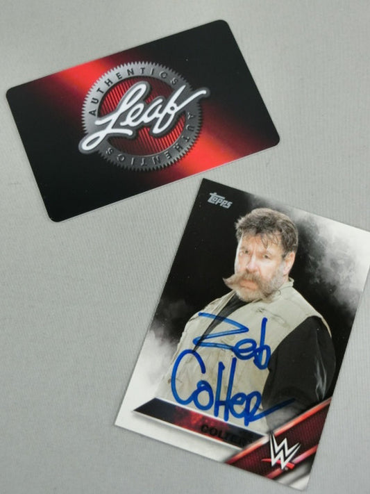 ★2017 LEAF Buyback Wrestling★ Zeb Colter Official Autographed Card