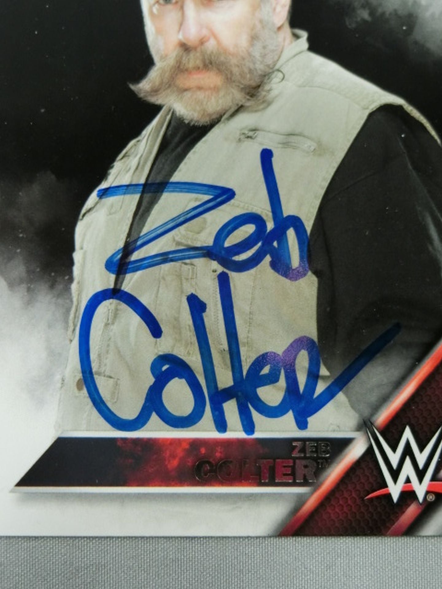 ★2017 LEAF Buyback Wrestling★ Zeb Colter Official Autographed Card