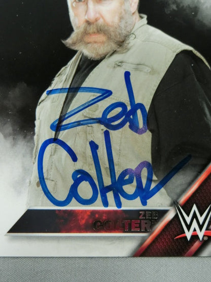 ★2017 LEAF Buyback Wrestling★ Zeb Colter Official Autographed Card