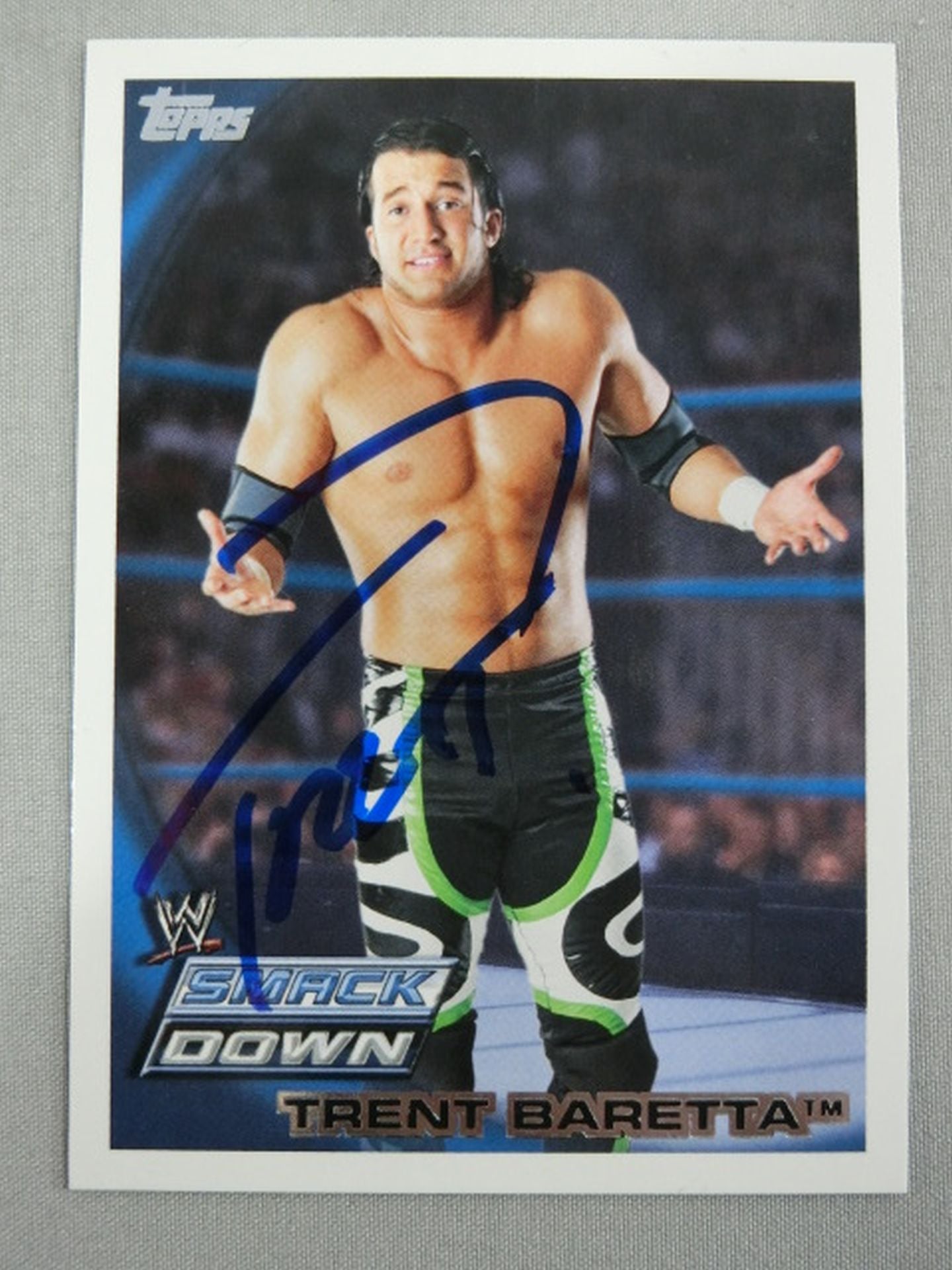 ★2017 LEAF Buyback Wrestling★ Trento Valletta Official Autographed Card