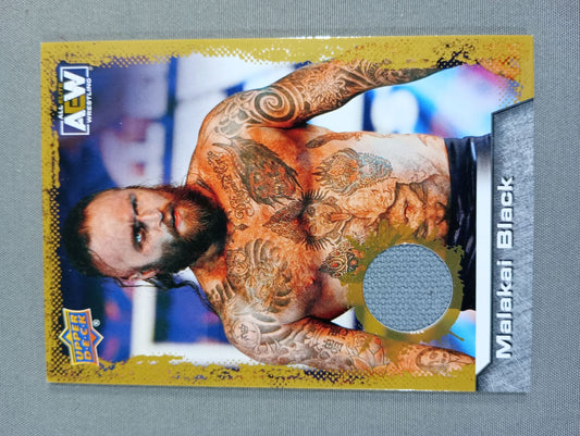 2022 AEW UPPER DECK マラカイ・ブラック 公式レリックカード(コスチューム)