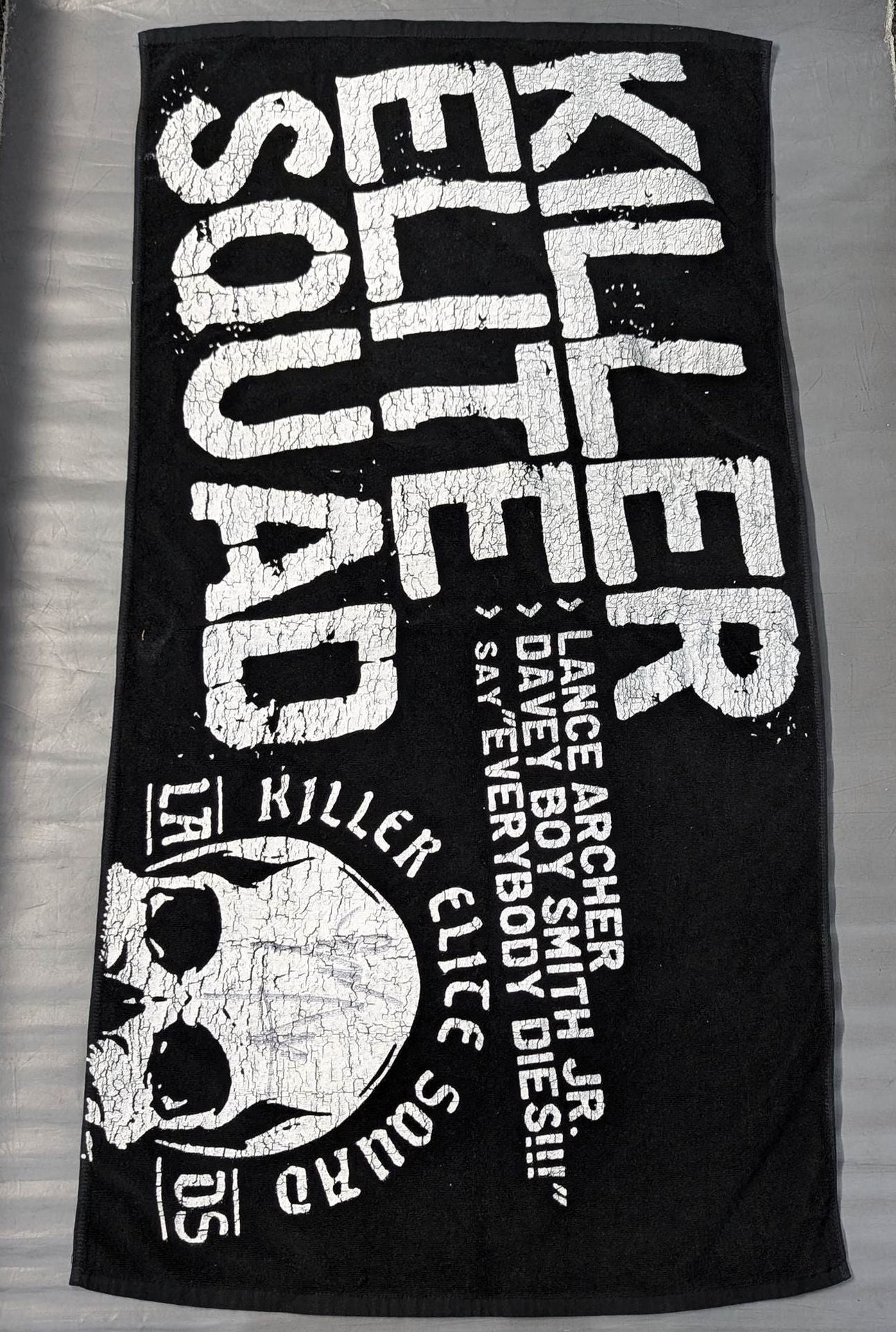 Lance Archer hand signed autograph  K.E.S. Bath Towel