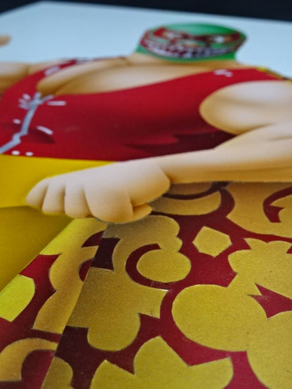 ★ Nagatoshi Sakai Original painting ★ "Masked Aristocrat" Mil Mascaras 