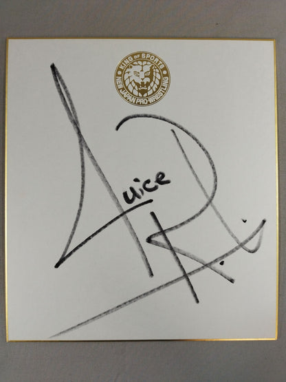 Juice Robinson (Lion Mark Shikishi ( Autograph board ) )