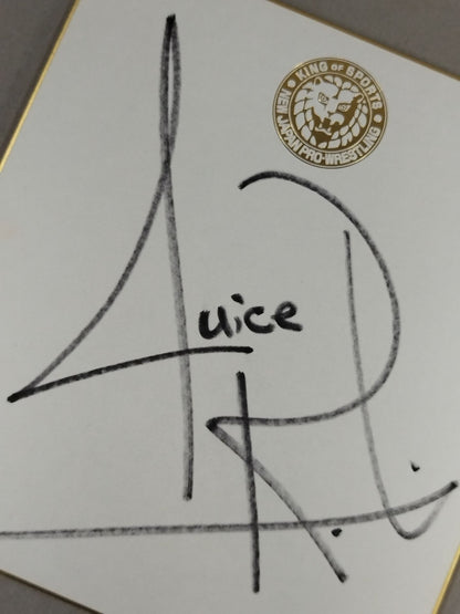 Juice Robinson (Lion Mark Shikishi ( Autograph board ) )