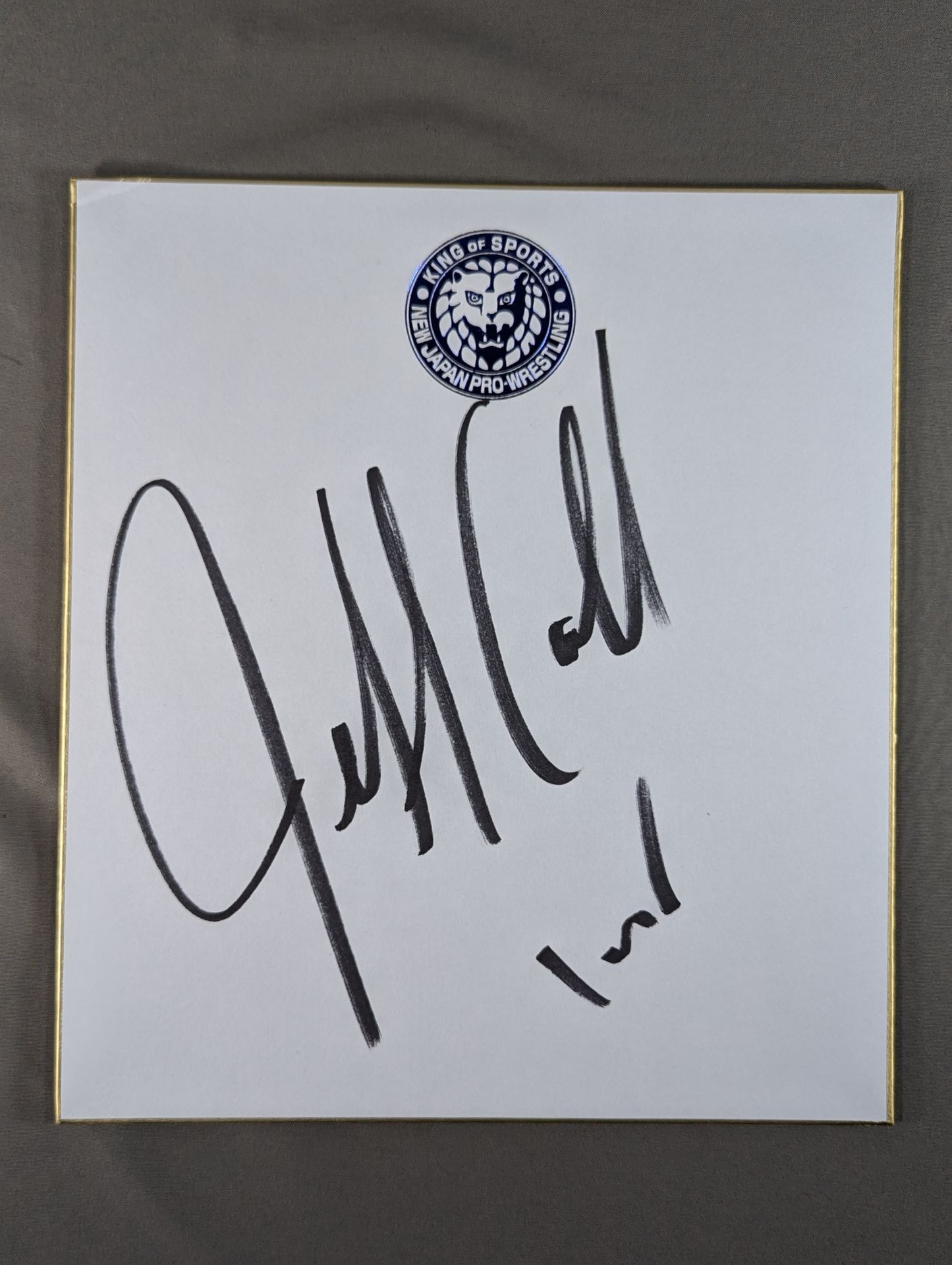 ジェフ・コブ(ライオンマーク色紙)