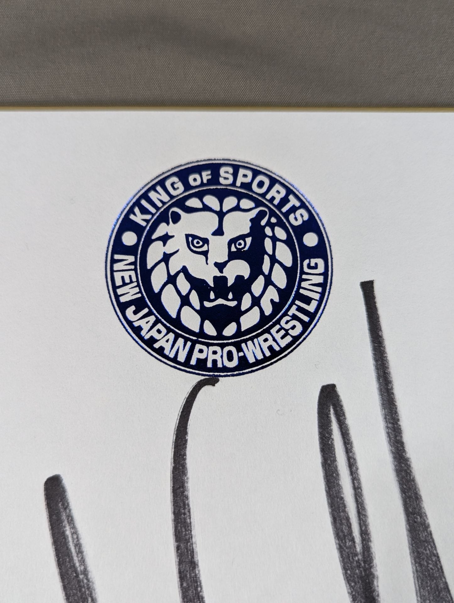 ジェフ・コブ(ライオンマーク色紙)