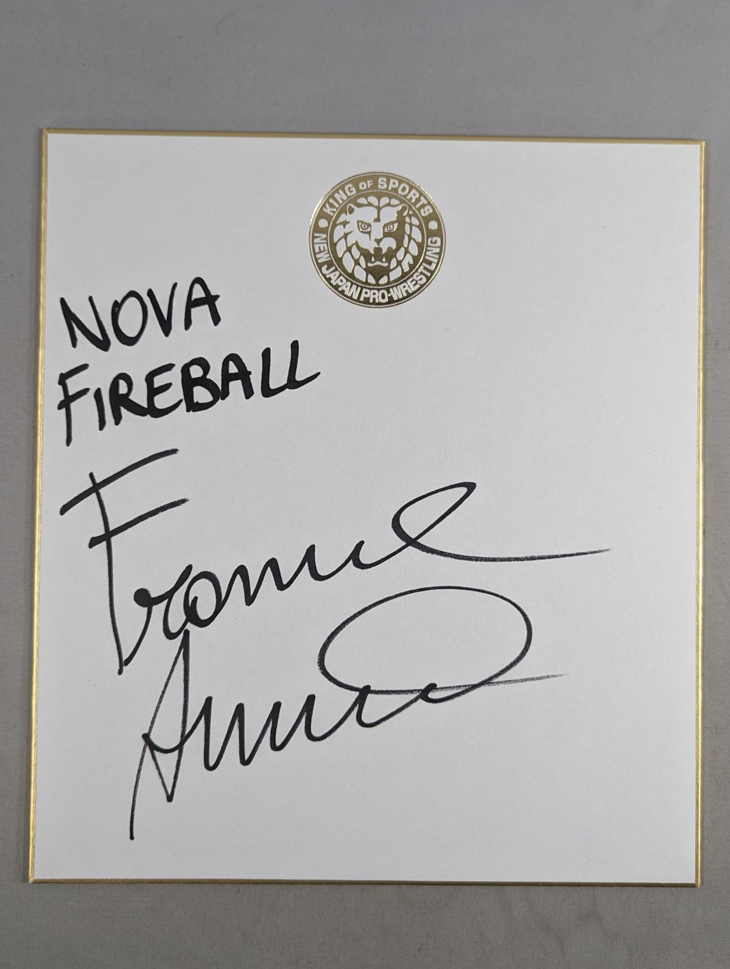 フランシスコ・アキラ(ライオンマーク色紙)