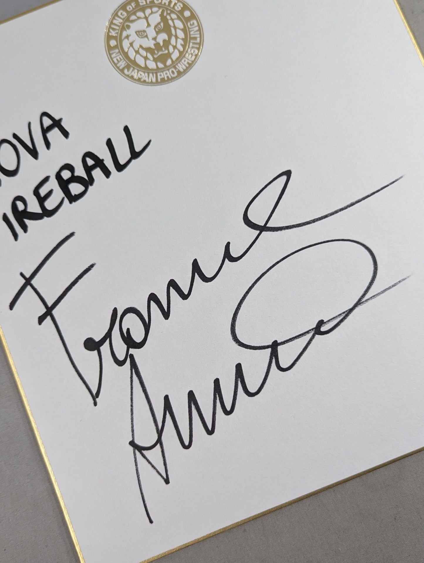 フランシスコ・アキラ(ライオンマーク色紙)