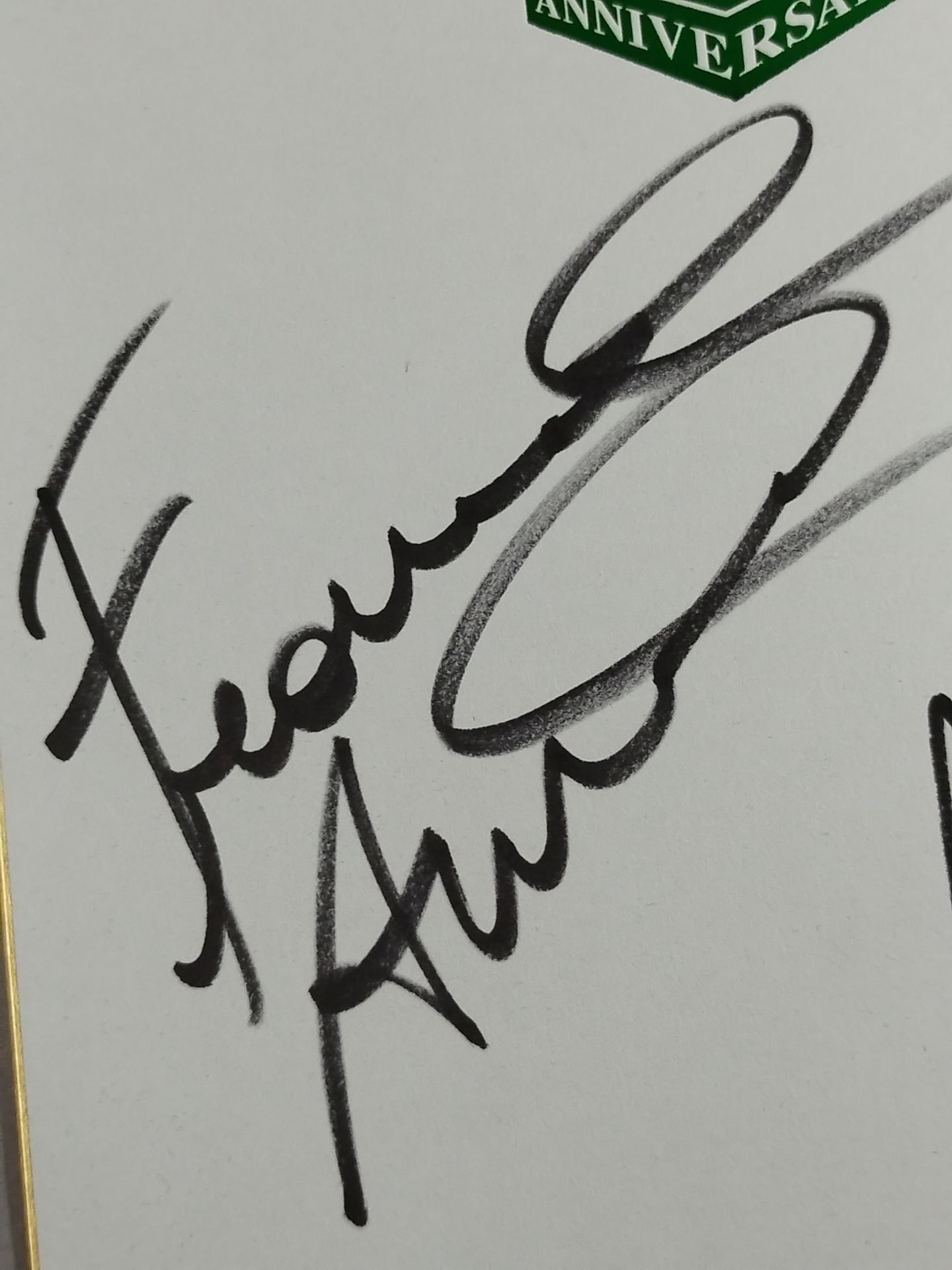 Francisco Akira & TJP (New Japan Pro Wrestling 50th Anniversary) Shikishi ( Autograph board ) )