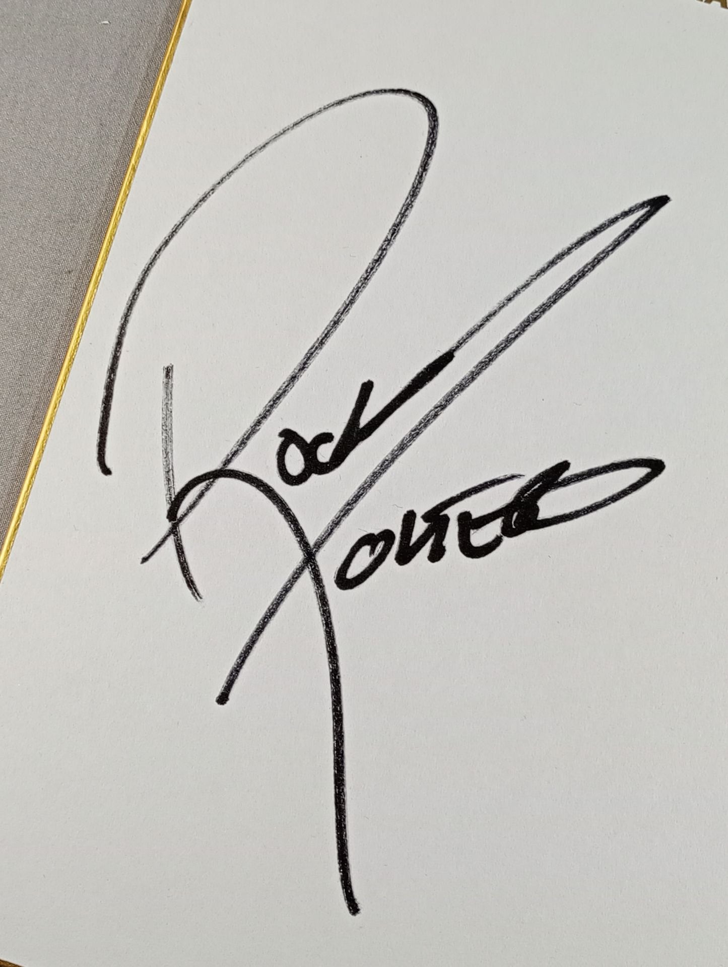 ★ Roppongi Weiss ★ Rocky Romero & Valletta (King of Pro-wrestling only) Shikishi ( Autograph board ) )
