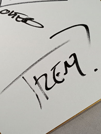 ★ Roppongi Weiss ★ Rocky Romero & Valletta (King of Pro-wrestling only) Shikishi ( Autograph board ) )
