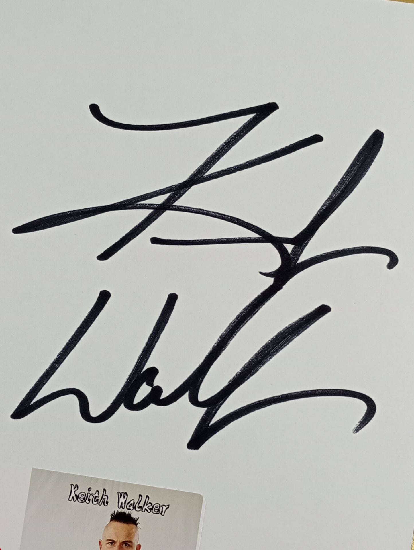 Bison Smith & Keith Walker (photo sticker  attached)