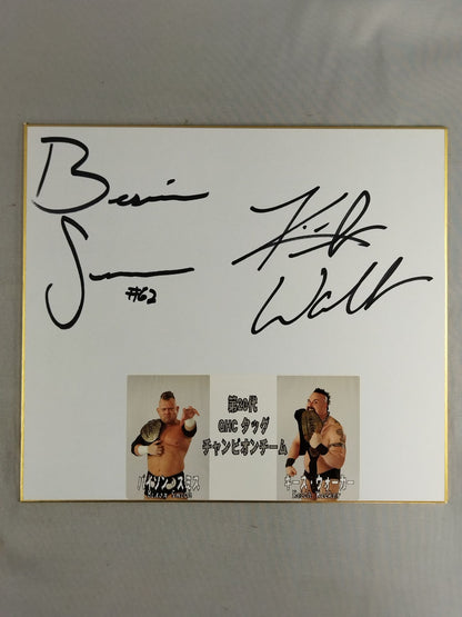 Bison Smith & Keith Walker (photo sticker  attached)