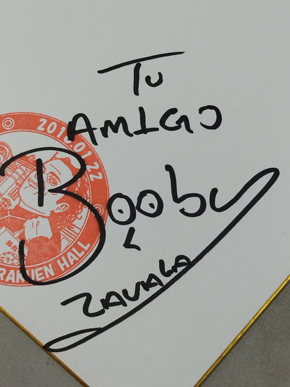 Volador  Jr. & Bobby Si (FANTASTICA MANIA) Shikishi ( Autograph board ) )