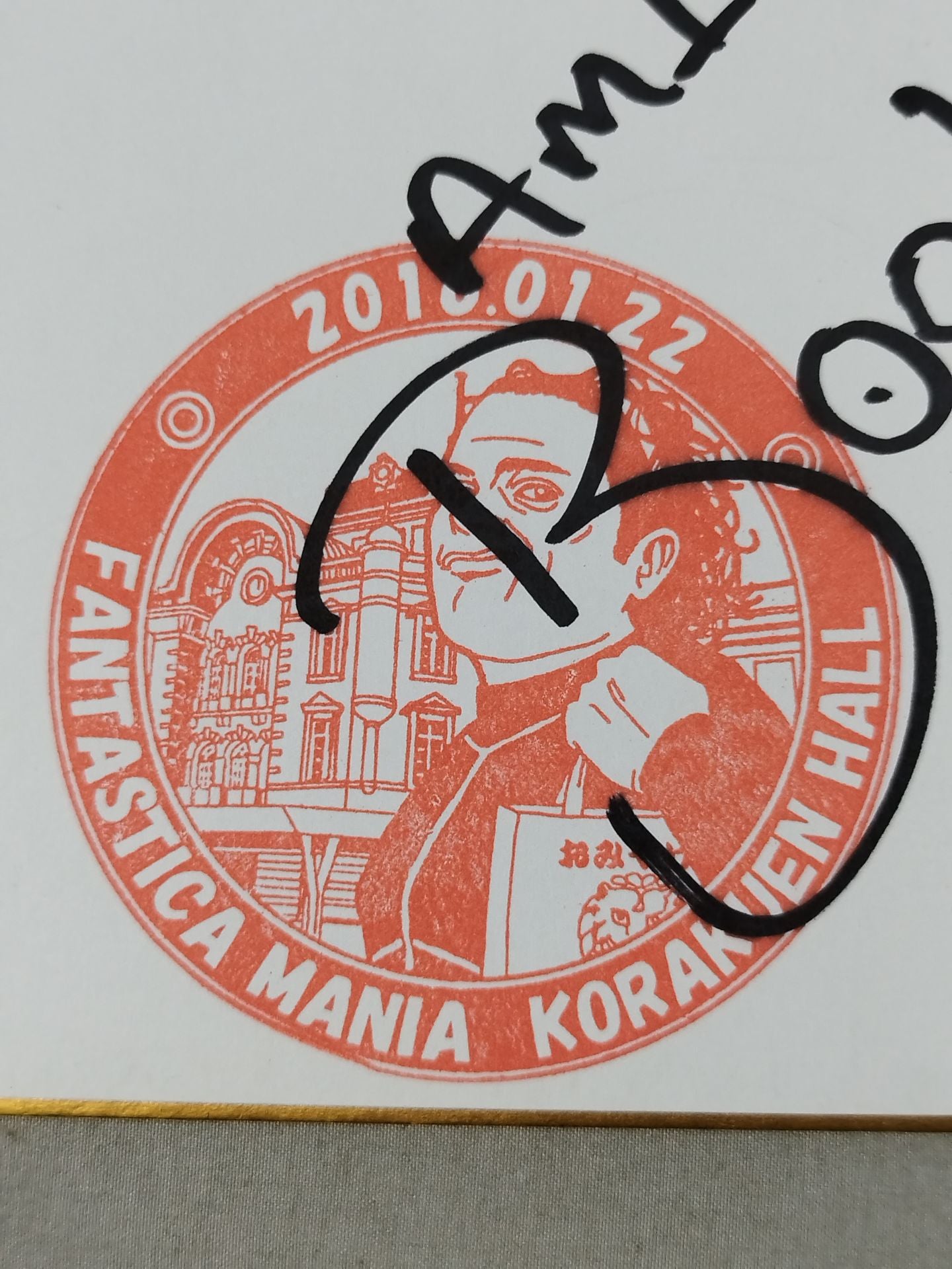 Volador  Jr. & Bobby Si (FANTASTICA MANIA) Shikishi ( Autograph board ) )