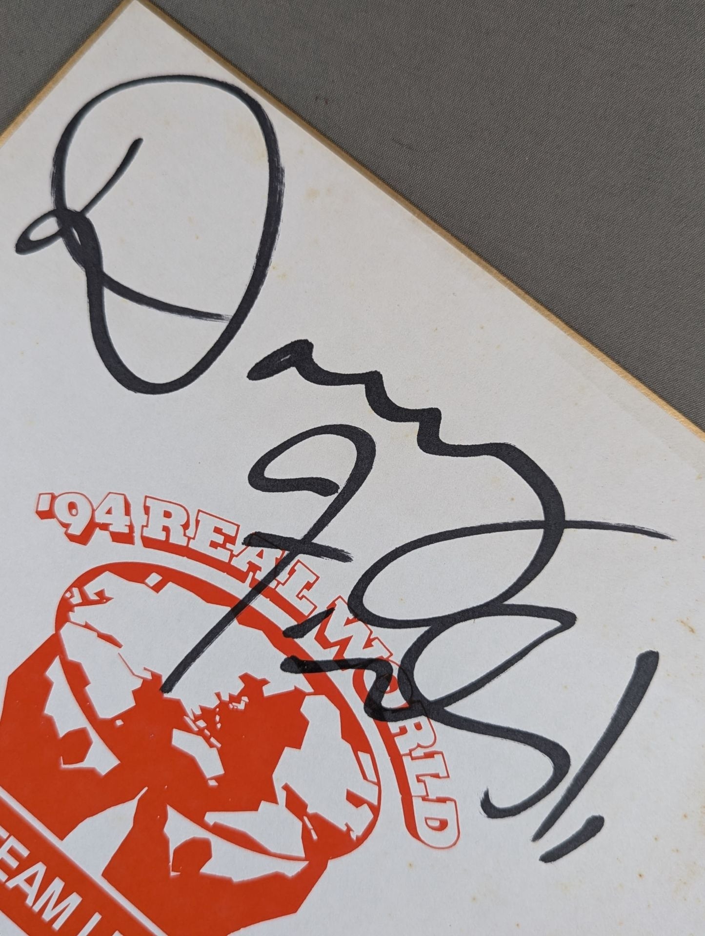 Dory Funk Jr.  and Johnny Smith (94 Real World Tag League ) Shikishi ( Autograph board ) )