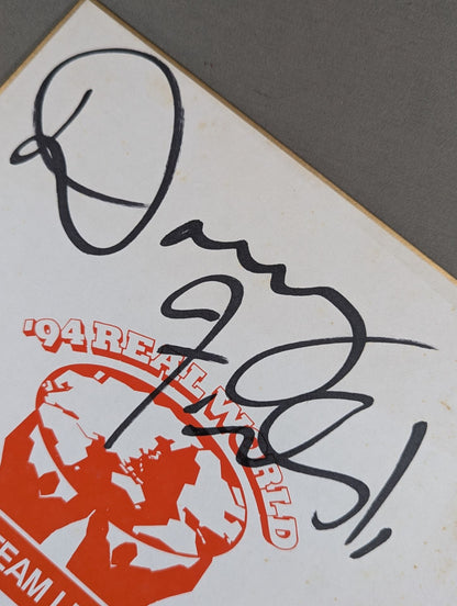 Dory Funk Jr.  and Johnny Smith (94 Real World Tag League ) Shikishi ( Autograph board ) )
