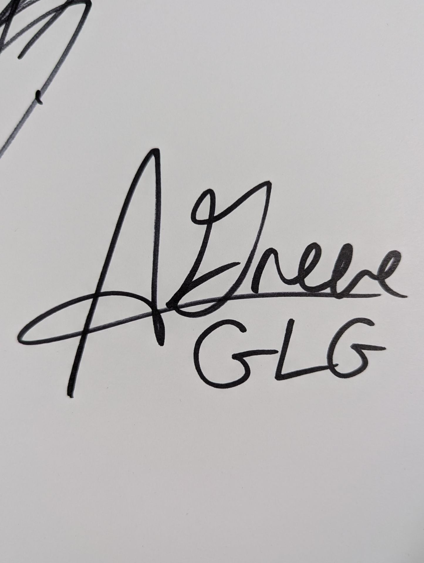 ★GLG★ Jack Morris & Anthony Green (NOAH exclusive Shikishi ( Autograph board ) )