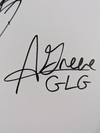 ★GLG★ Jack Morris & Anthony Green (NOAH exclusive Shikishi ( Autograph board ) )