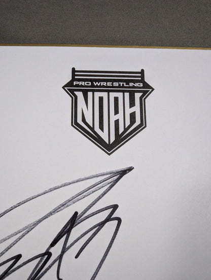 ★GLG★ Jack Morris & Anthony Green (NOAH exclusive Shikishi ( Autograph board ) )