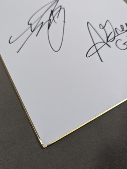 ★GLG★ Jack Morris & Anthony Green (NOAH exclusive Shikishi ( Autograph board ) )