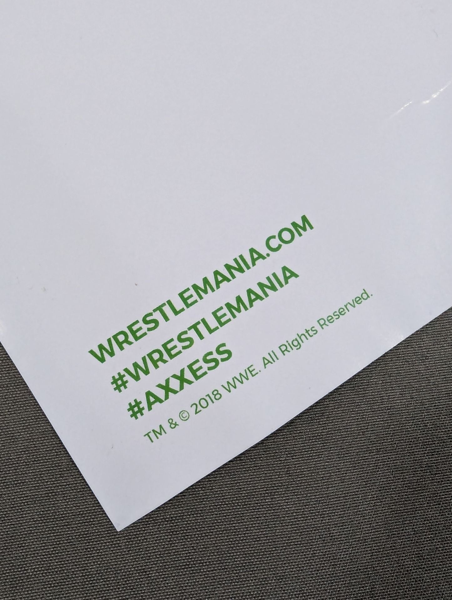 テッド・デビアス(WWE専用用紙)