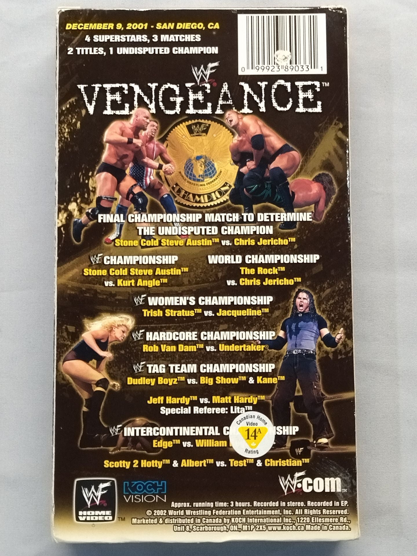 WWF VENGEANCE WWF54113