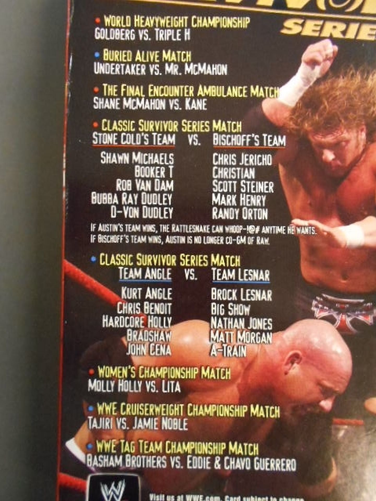 SURVIVOR SERIES 2003