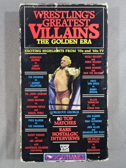 WRESTLING’S GREATEST VILLAINS THE GOLDEN ERA