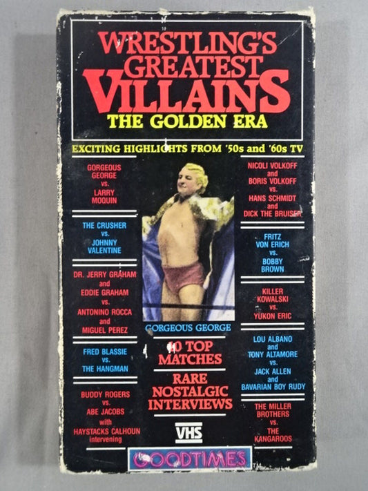 WRESTLING’S GREATEST VILLAINS THE GOLDEN ERA