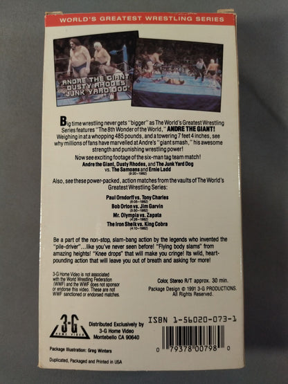 ★WORLD GREATEST WRESTLING SERIES★ ANDRE THE GIANT THE MISSING MATCHES