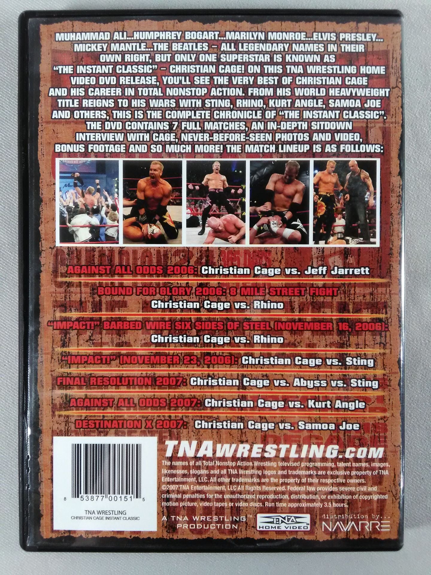 TNA CHRISTIAN CAGE THE INSTANT CLASSIC