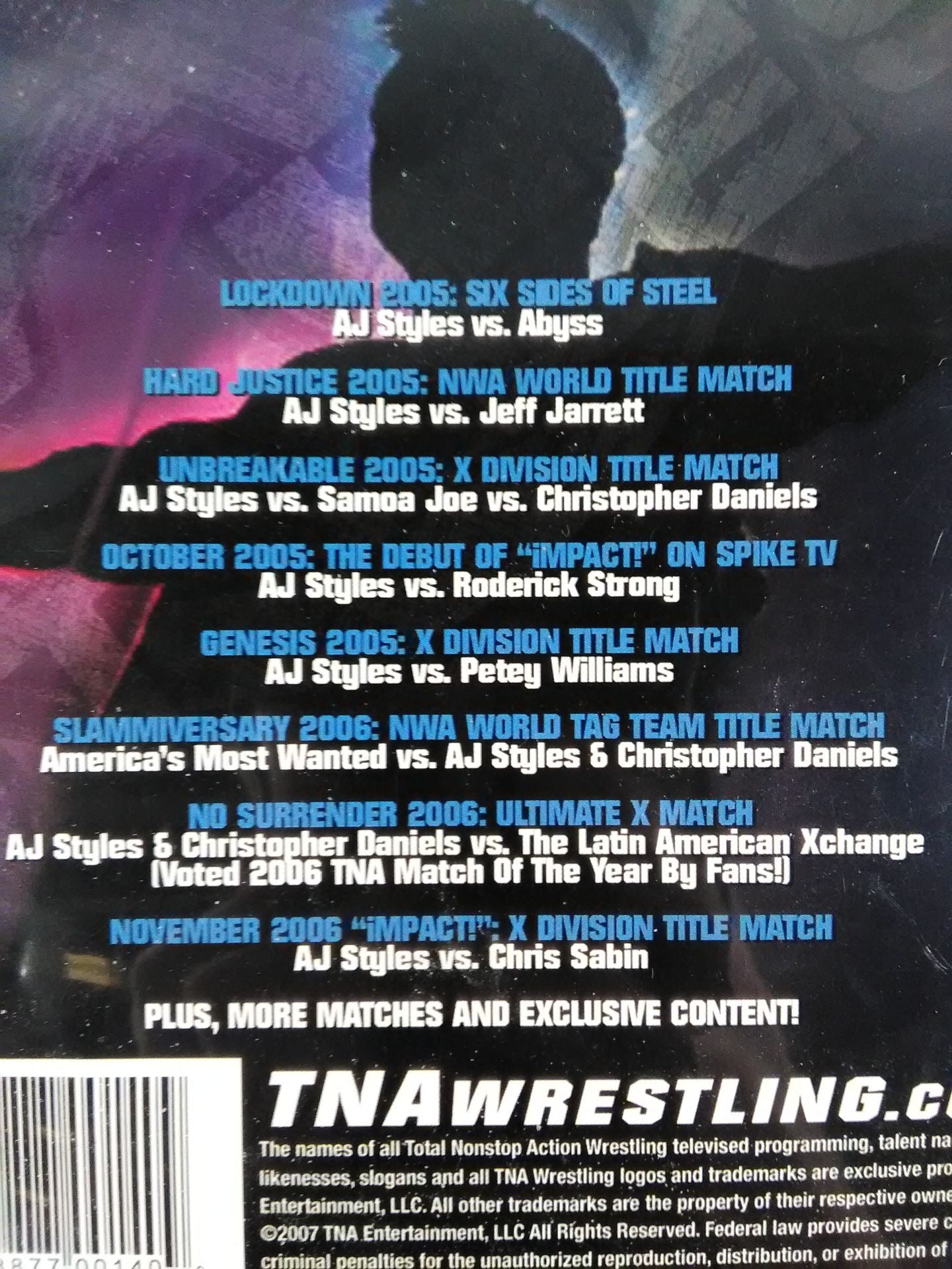 TNA PHENOMENAL VOL.2 / THE BEST OF AJ STYLES