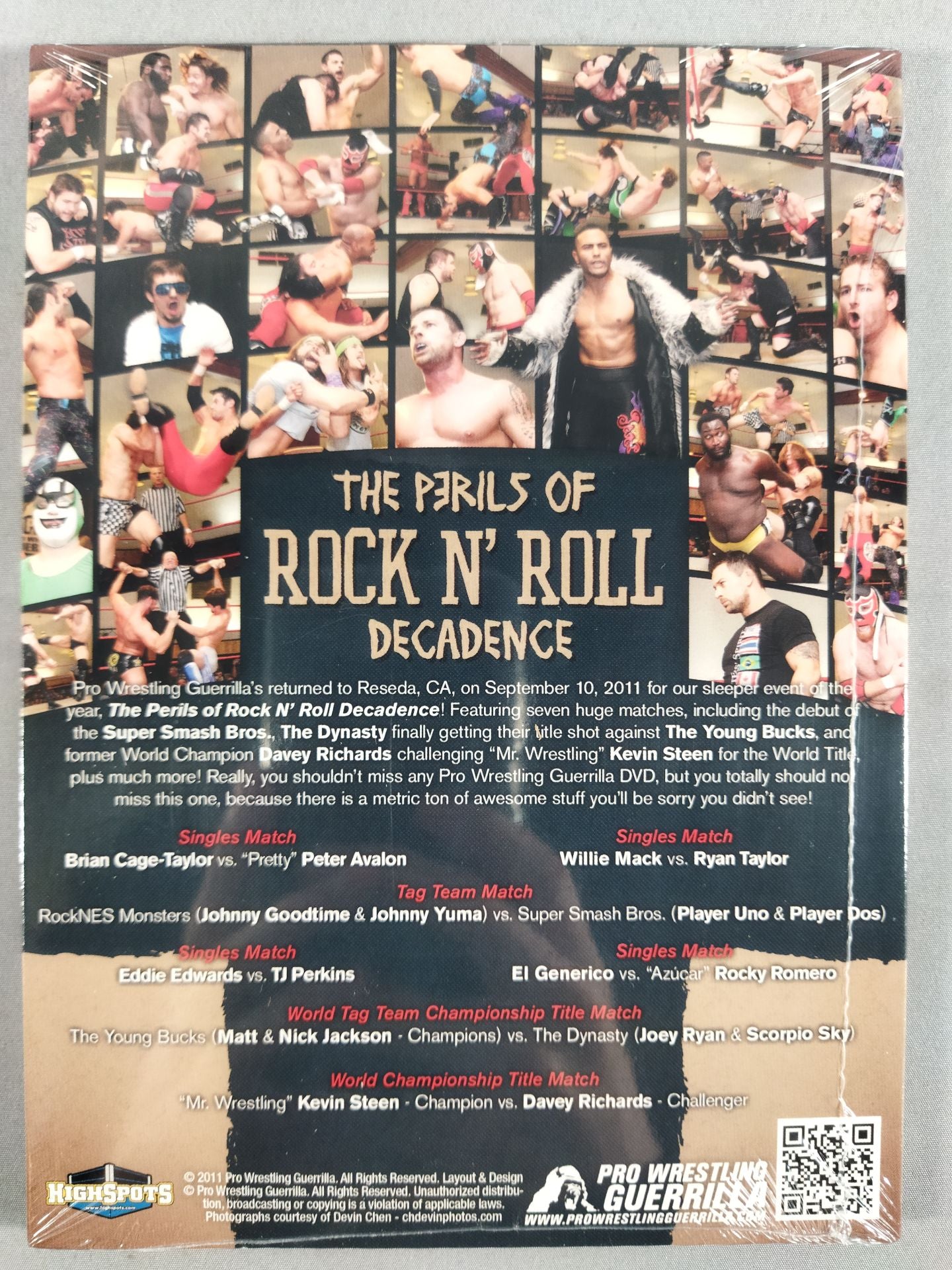 PWG THE PERILS OF ROCK N` ROLL DECADENCE