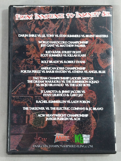 ACW FROM INNOCENCE TO INSANITY OUR 100TH EVENT