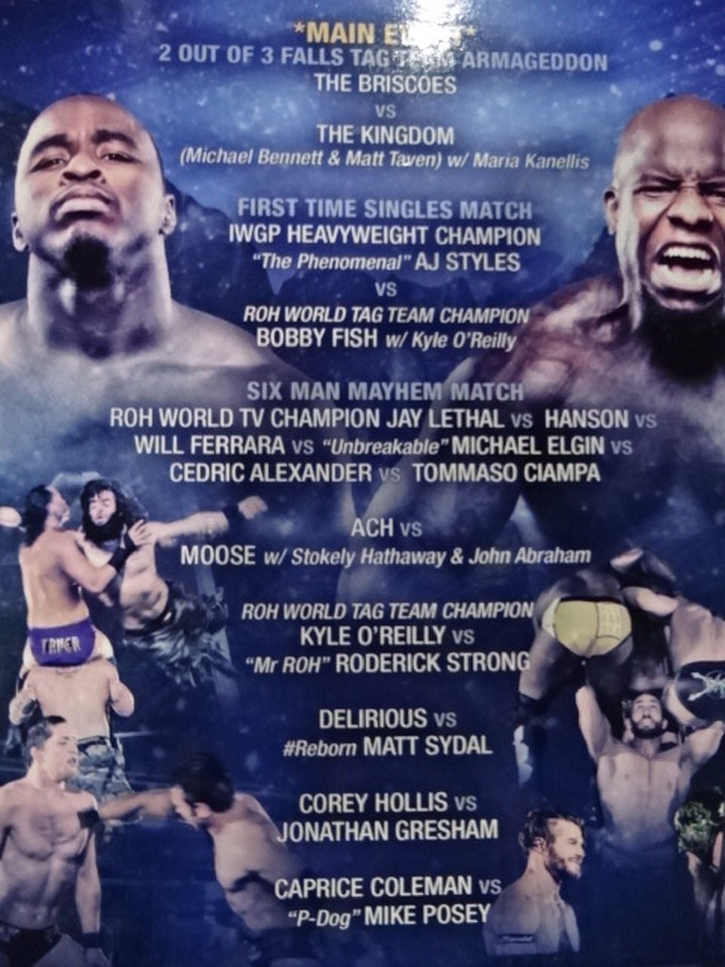 ROH WINTER WARRIORS TOUR 2015 ATLANTA