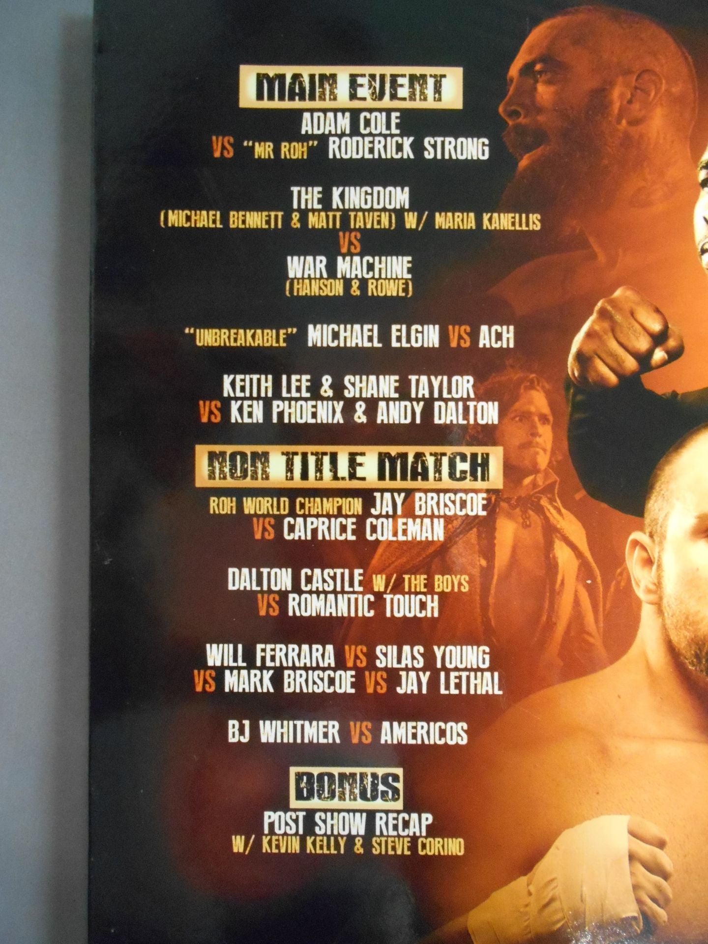 ROH ROAD TO BEST IN THE WORLD AMARILLO