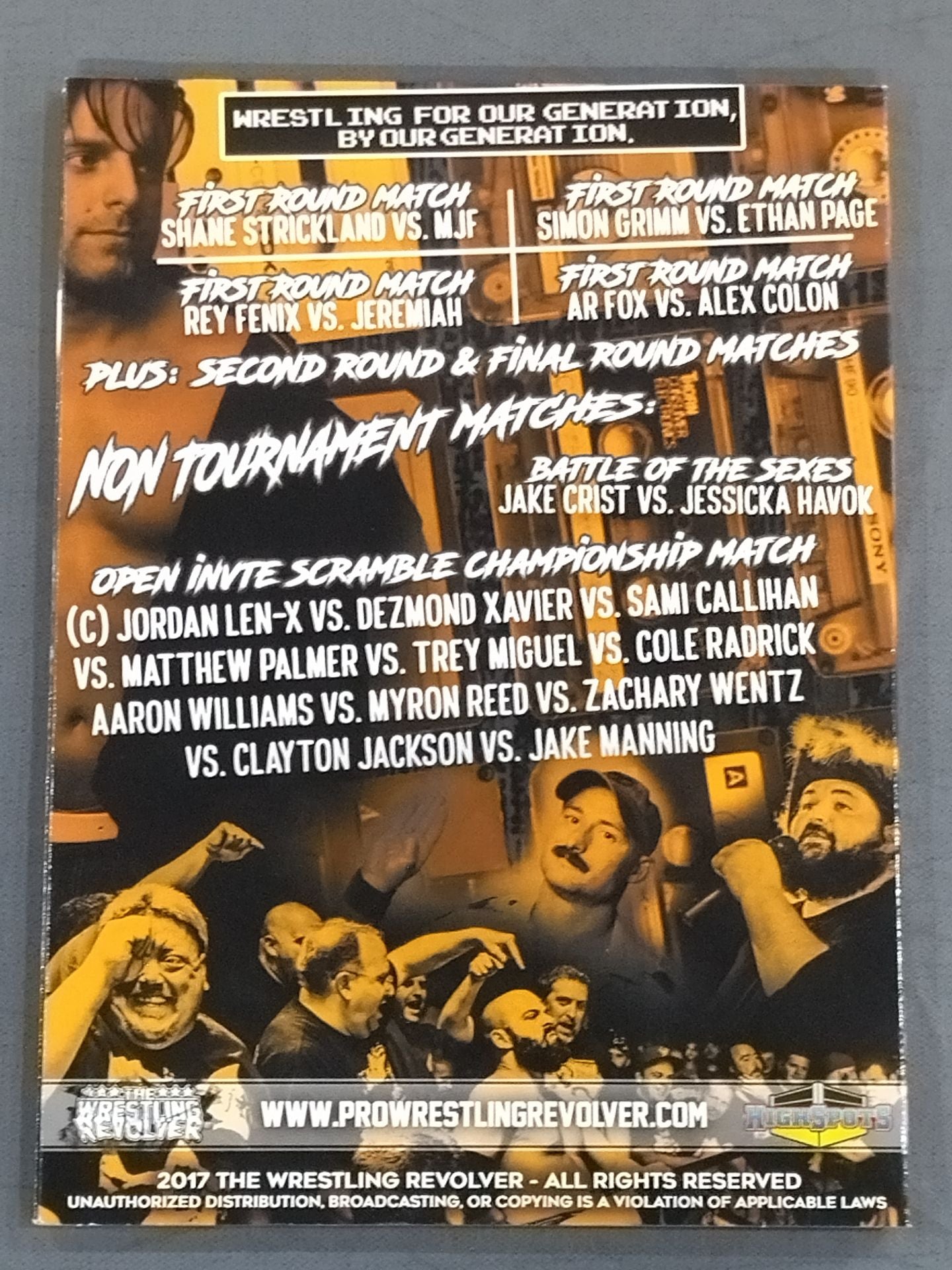 THE WRESTLING REVOLVER CATALINA WRESTLING MIXER